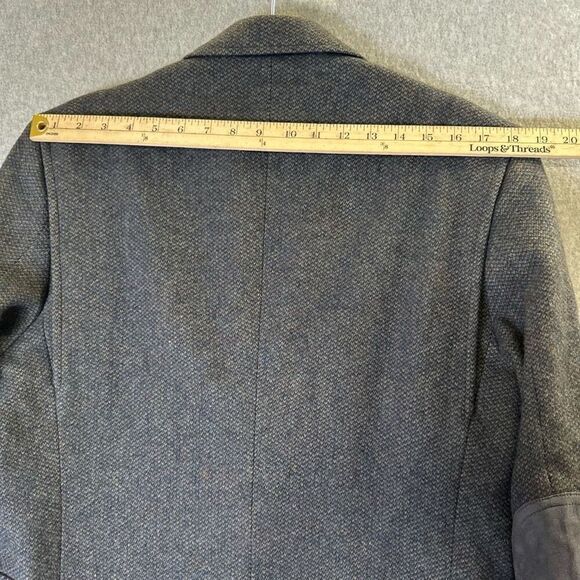 Pendleton mens blazer jacket size 42 elbow patch dark grey business corpcore - Picture 11 of 14